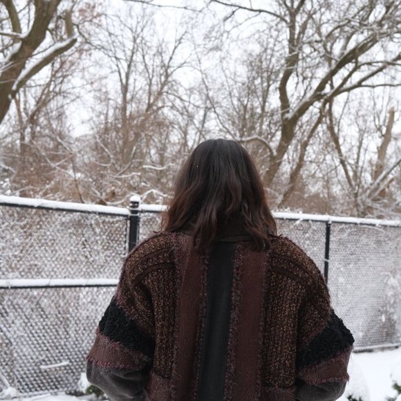 Make a Statement with this One-of-a-Kind Brown Long Coat (Small / Medium) - Picture 6 of 11